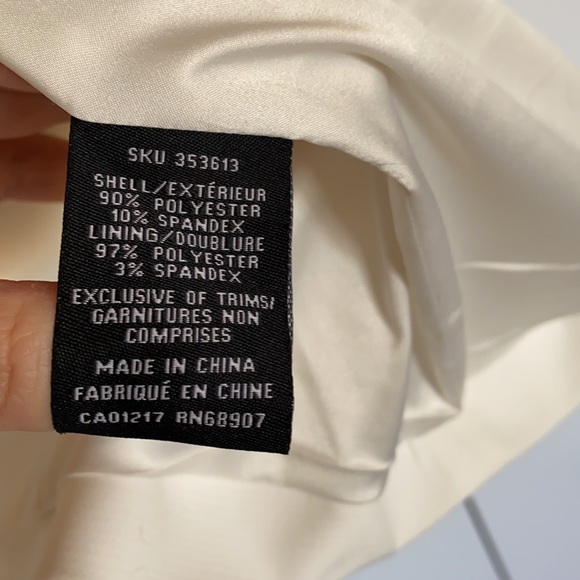 Cream Le Chateau Blazer Size M - Picture 3 of 4